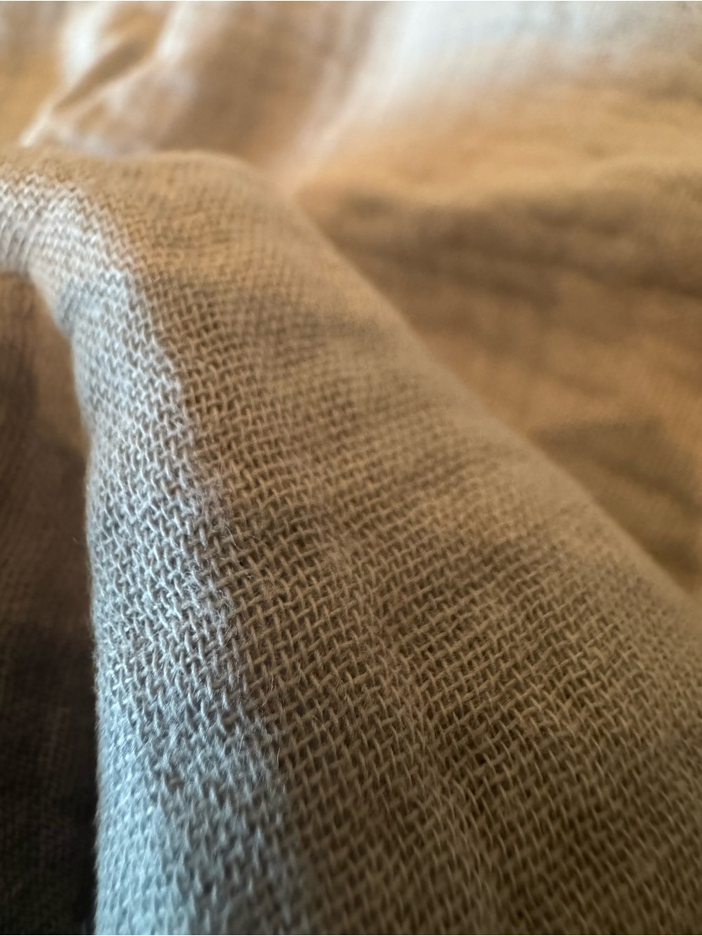 New Light Sage Nursing Cover - Soft Textured Muslin - Picture 10 of 10